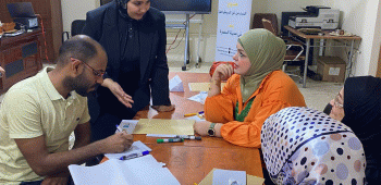 مركز المعلومة وقسم شؤون المرأة يقيمان ورشة تدريبة حول ادماج القيادة النسائية في صنع التغيير